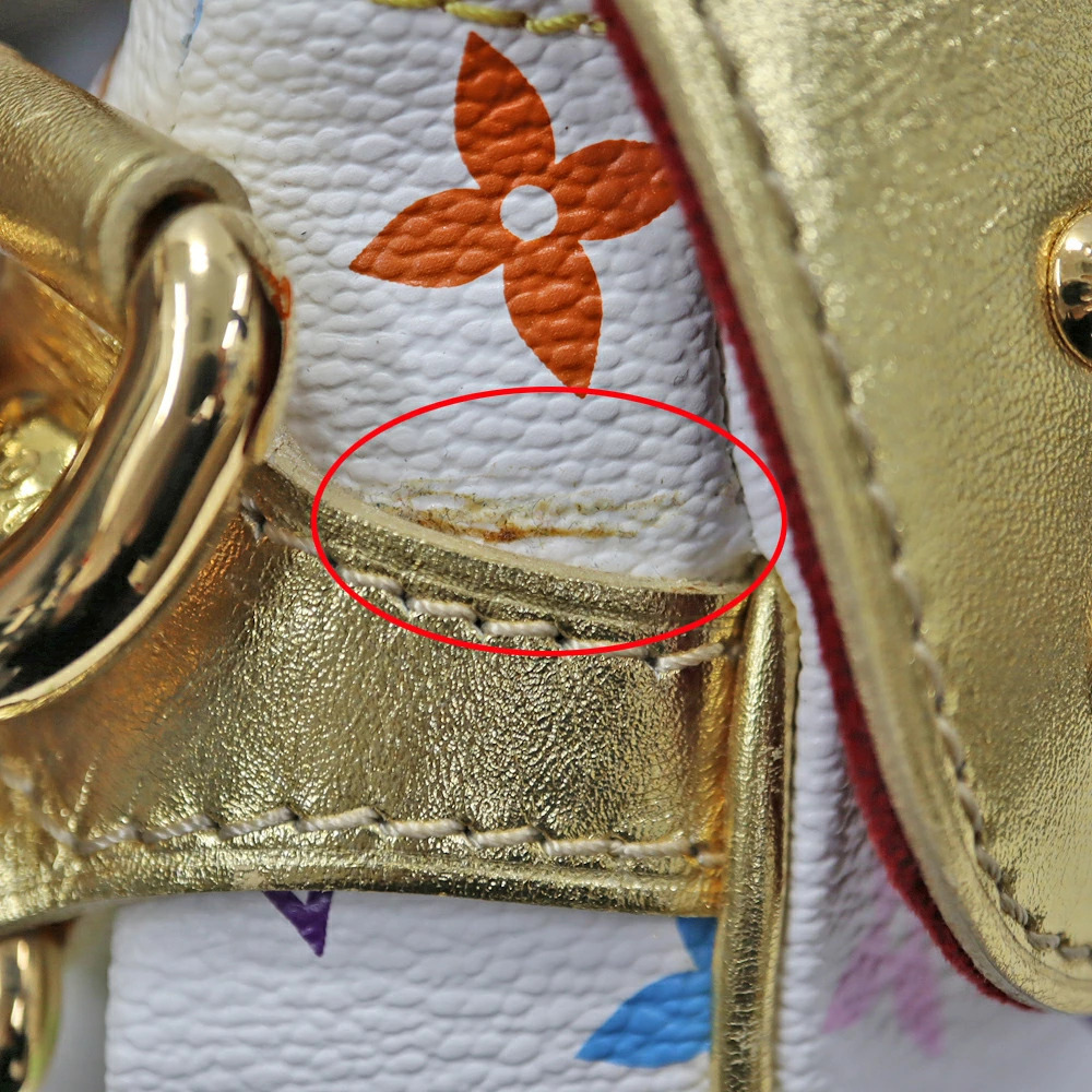 Louis Vuitton Marilyn Monogram Multicolor Handbag White Gold